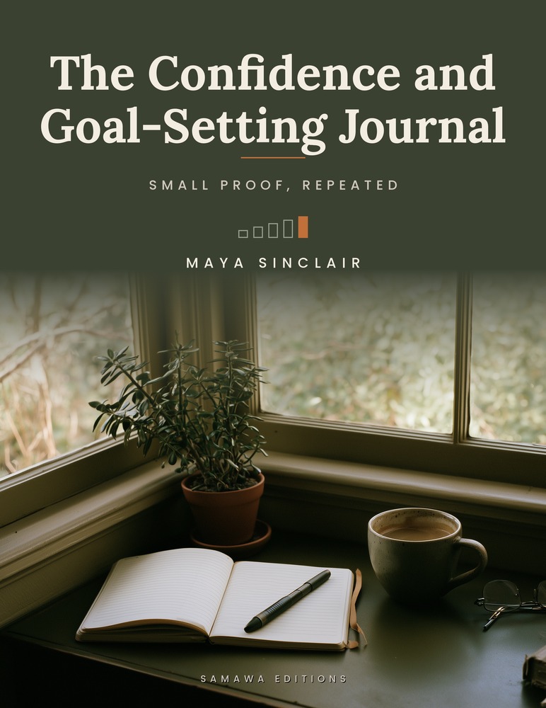 The Confidence and Goal-Setting Journal, coming soon.