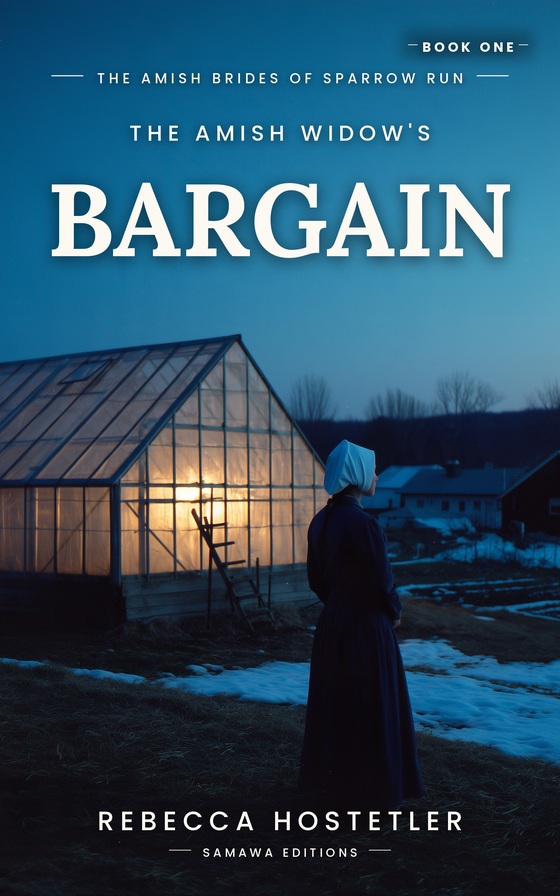 The Amish Widow's Bargain, book 1 of The Amish Brides of Sparrow Run.